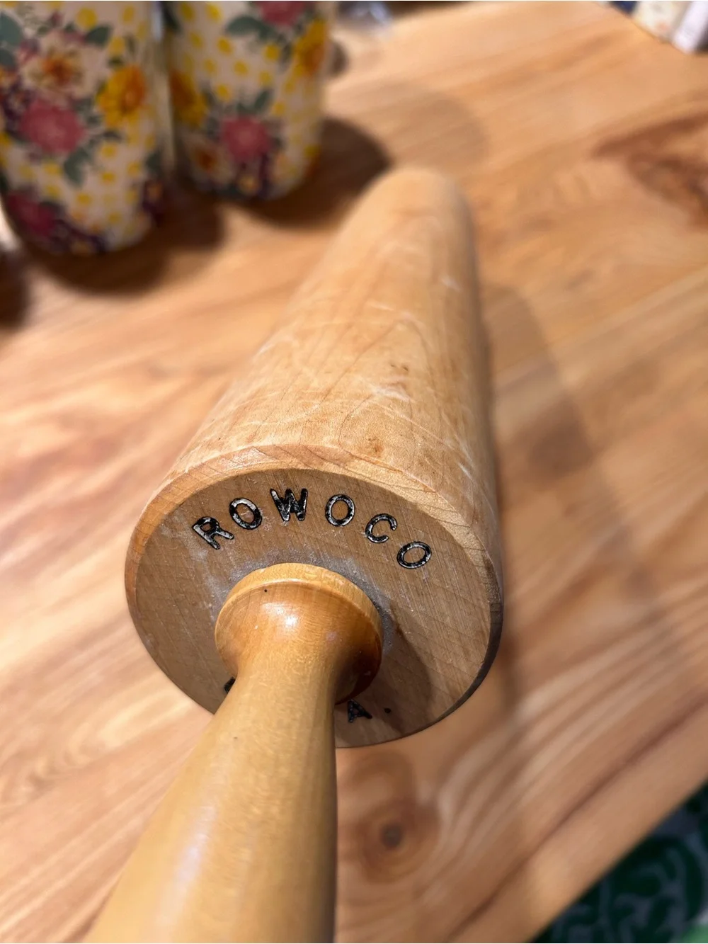 Rowoco~ Extra Large 25” Vintage Maple Hardwood USA Rolling Pin
